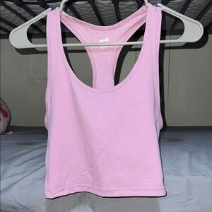 Pink Racerback Tank Top